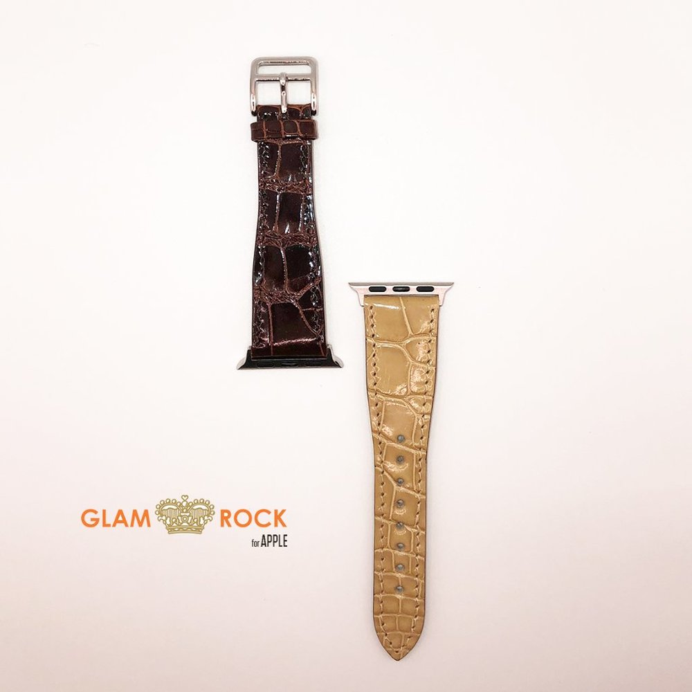 Glam Rock Genuine Alligator Strap for APPLE
